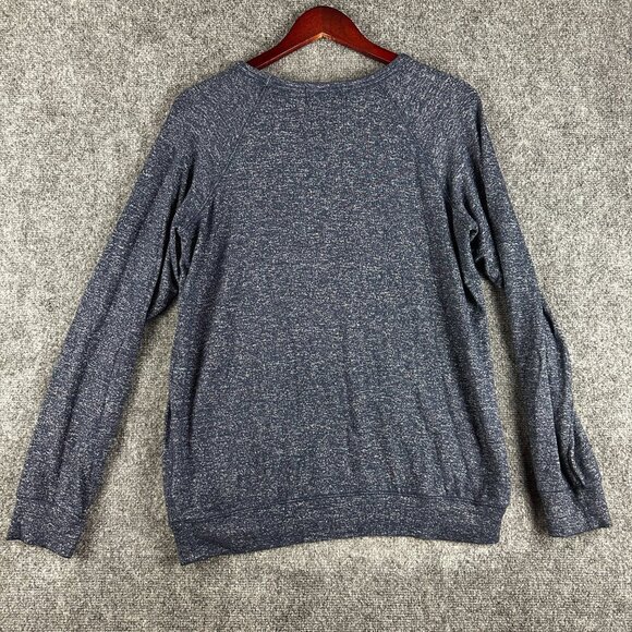 Buffalo David Bitton SweatShirt Mens Small Blue Stretch Long Sleeve Pullover - Picture 6 of 8